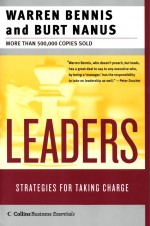Leaders by: Warren G. Bennis ISBN10: 0061762504