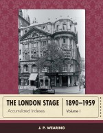 The London Stage 1890-1959 by: J. P. Wearing ISBN10: 0810893215