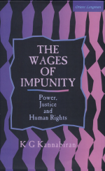 The Wages of Impunity by: K. G. Kannabiran ISBN10: 812502638x