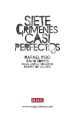 Siete crímenes casi perfectos by: Rafael Reig ISBN10: 8483068826